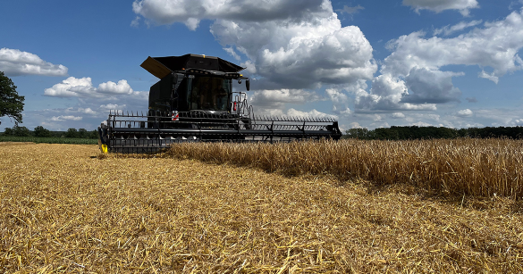 Wintergerstenernte 2023 auf der AGRAVIS Future Farm